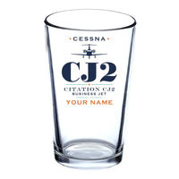 Thumbnail for Cessna Citation CJ2+ - Heritage + Name - Beer & Water Glass