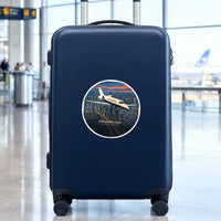 Thumbnail for Cessna Citation CJ3+ - 3D - Circle Sticker - Suitcase