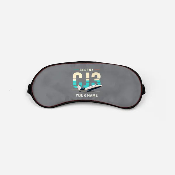 Cessna Citation CJ3+ - Original + Name - Sleep Mask - Gray