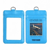 Thumbnail for Cessna Citation CJ3+ - Poster - ID Card Holder - Blue + Name
