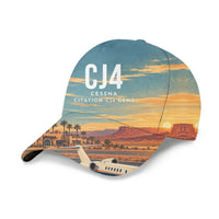 Thumbnail for Cessna Citation CJ4 Gen2 3D All-Over Print Clothing - Cap - 3D