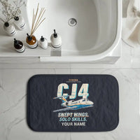 Thumbnail for Cessna Citation CJ4 Gen2 - Cartoon + Name - Bath Mat