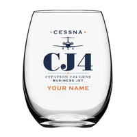 Thumbnail for Cessna Citation CJ4 Gen2 - Heritage + Name - Water & Drink Glass