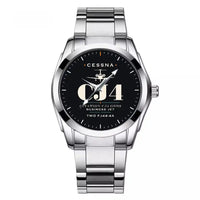 Thumbnail for Cessna Citation CJ4 Gen2 - Heritage - Stainless Steel Band - For Men