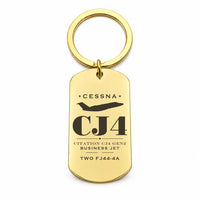 Thumbnail for Cessna Citation CJ4 Gen2 - Key Chain - Heritage - Gold