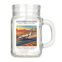 Thumbnail for Cessna Citation CJ4 Gen2 - Poster - Cocktail Glass (Mason Jar)