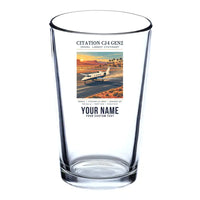 Thumbnail for Cessna Citation CJ4 Gen2 - Poster + Name - Beer & Water Glass