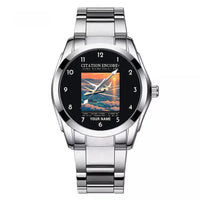 Thumbnail for Cessna Citation Encore+ - Poster + Name - Stainless Steel Band - For Men