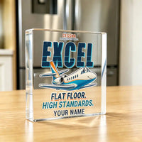 Thumbnail for Cessna Citation Excel - Crystal Ornament - Cartoon + Name - Kitchen