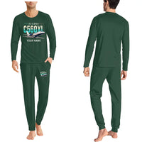 Thumbnail for Cessna Citation Excel - Men Pajamas - Original Chest + Name - Dark Green
