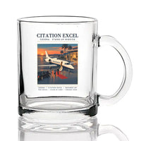 Thumbnail for Cessna Citation Excel - Poster - Coffee & Tea Glass