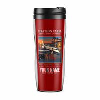 Thumbnail for Cessna Citation Excel - Poster + Name - Plastic (No Holder) - Red