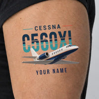 Thumbnail for Cessna Citation Excel - Tattoo - Original + Name - Man