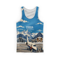 Thumbnail for Cessna Citation Latitude 3D All-Over Print Clothing - Tank Top - 3D
