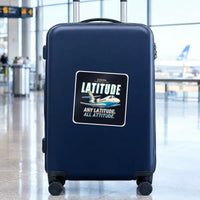 Thumbnail for Cessna Citation Latitude - Cartoon - Square Sticker - Suitcase