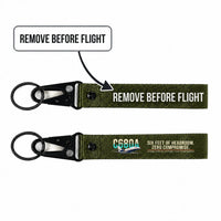 Thumbnail for Cessna Citation Latitude Hawk-Shaped Key Chains - Dark Green - Original - Remove Before Flight