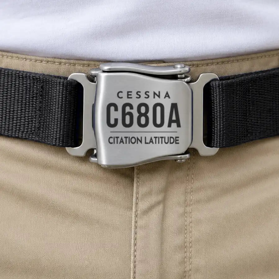Cessna Citation Latitude - Seat Belt - Tag - Black