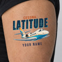 Thumbnail for Cessna Citation Latitude - Tattoo - Cartoon + Name - Man