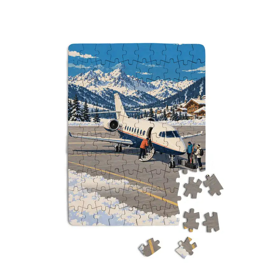 Cessna Citation Latitude - Vertical - Canvas Puzzle