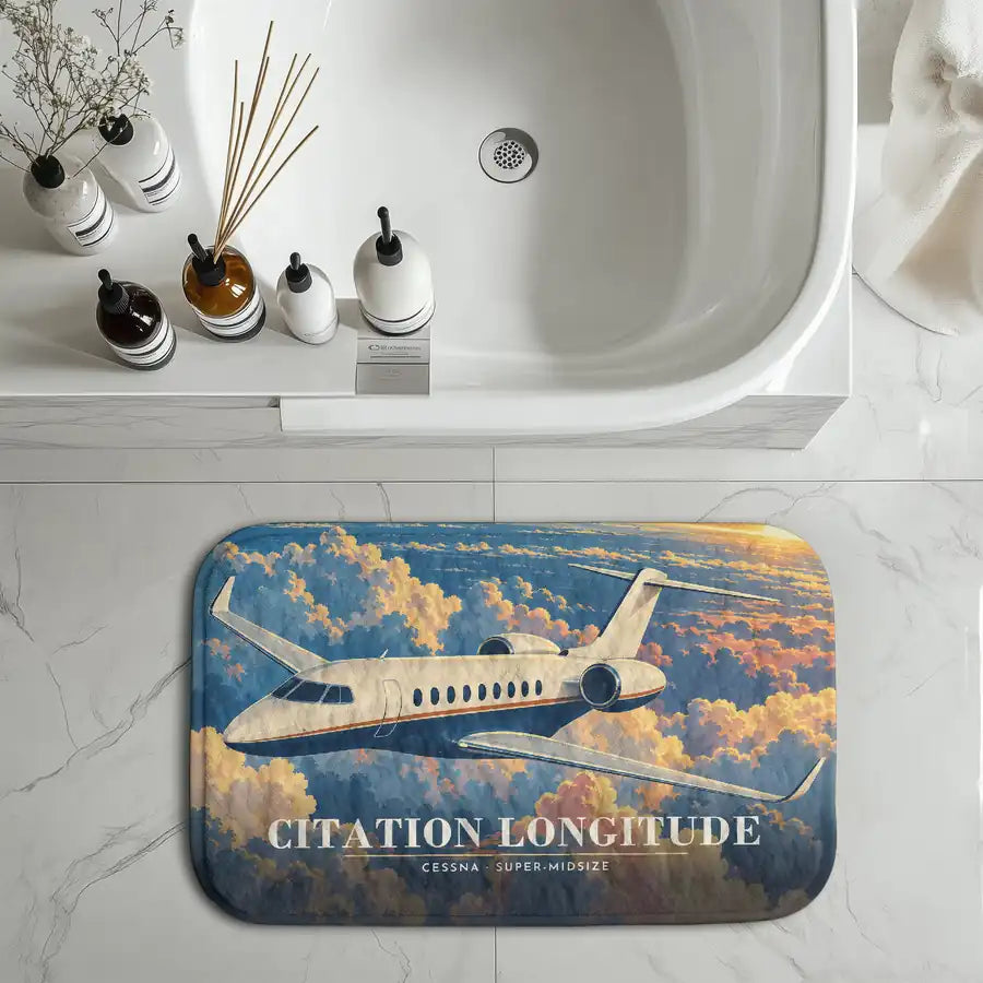 Cessna Citation Longitude - 3D - Bath Mat