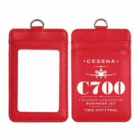 Thumbnail for Cessna Citation Longitude - Heritage - ID Card Holder - Red
