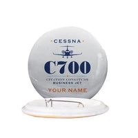 Thumbnail for Cessna Citation Longitude - Heritage + Name - Pin - Light Gray