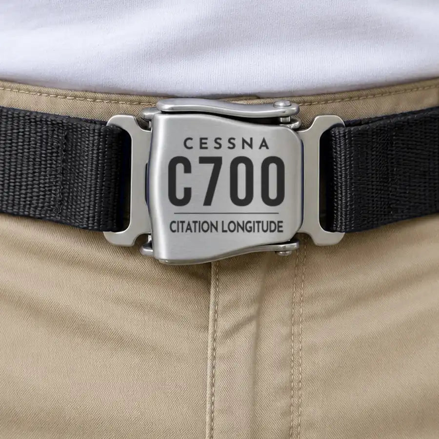 Cessna Citation Longitude - Seat Belt - Tag - Black