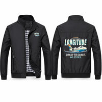 Thumbnail for Cessna Citation Longitude Stylish Jackets - Stand Collar - Cartoon - Black