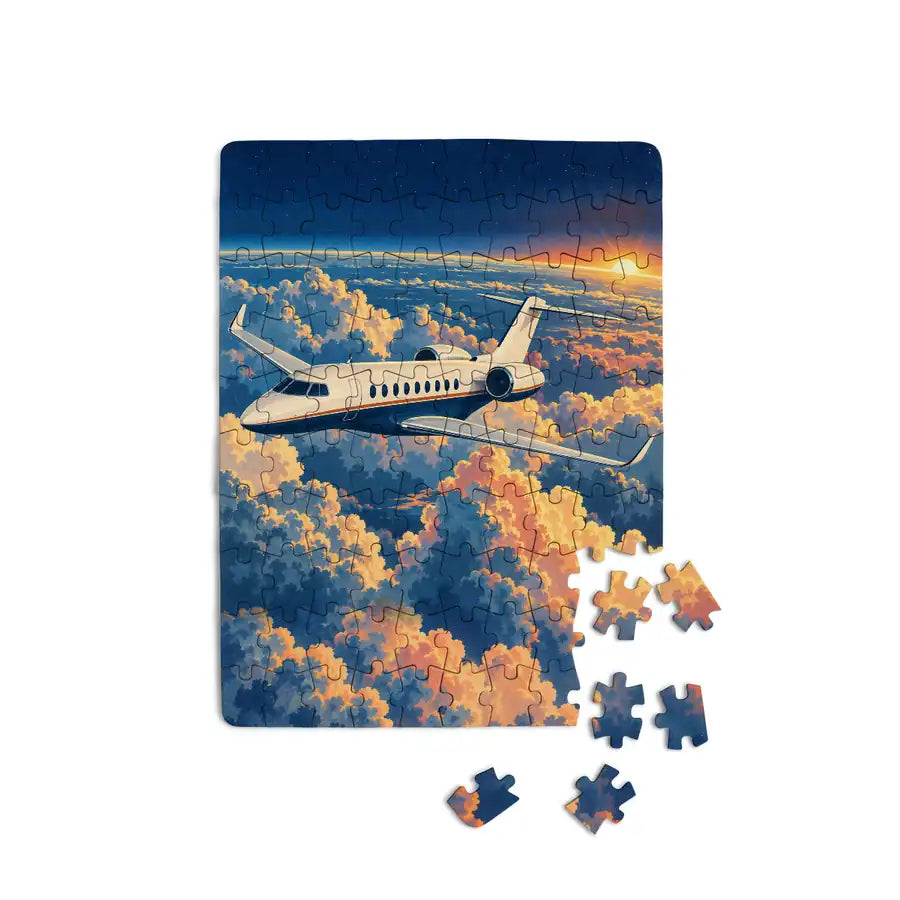 Cessna Citation Longitude - Vertical - Canvas Puzzle