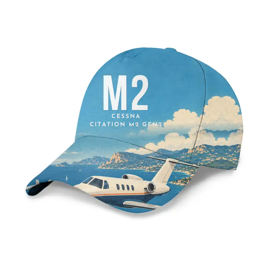 Cessna Citation M2 Gen2 3D All-Over Print Clothing - Cap - 3D