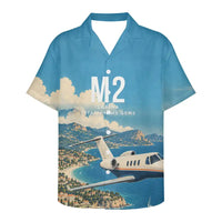 Thumbnail for Cessna Citation M2 Gen2 3D All-Over Print Clothing - Hawaiian Shirt - 3D