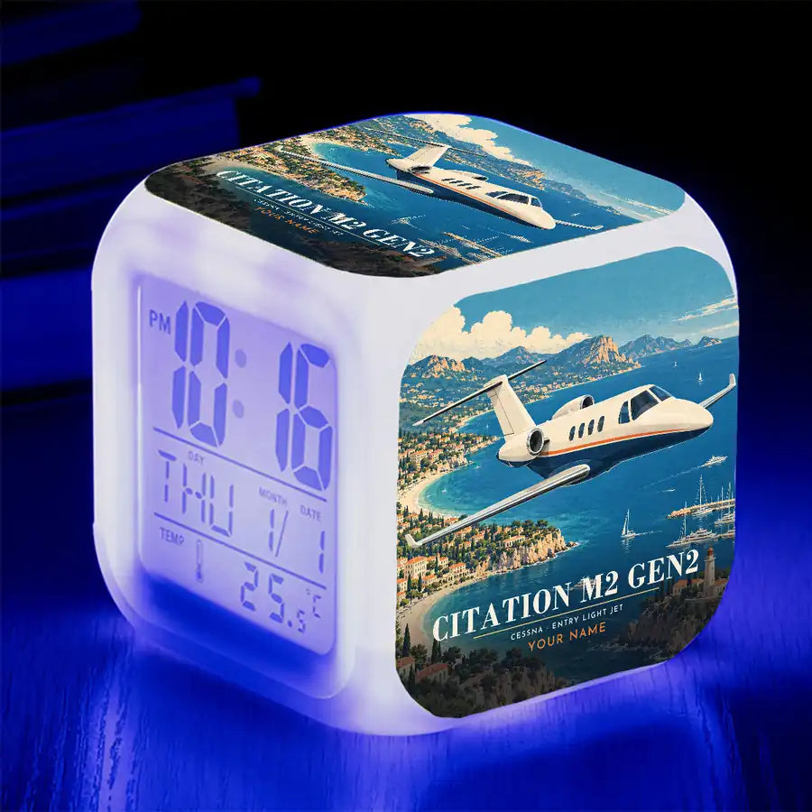 Cessna Citation M2 Gen2 - 3D + Name - Alarm Clock