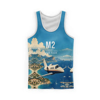Thumbnail for Cessna Citation M2 Gen2 3D All-Over Print Clothing - Tank Top - 3D + Name