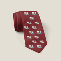Thumbnail for Cessna Citation M2 Gen2 - Cartoon Pattern - Tie - Dark Red