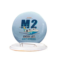 Thumbnail for Cessna Citation M2 Gen2 - Cartoon - Pin - Light Blue