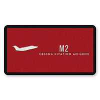 Thumbnail for Cessna Citation M2 Gen2 Patches - Rectangle - Red White