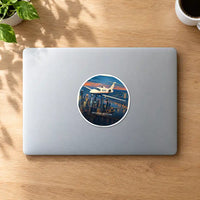 Thumbnail for Cessna Citation Mustang - 3D - Circle Sticker - MacBook