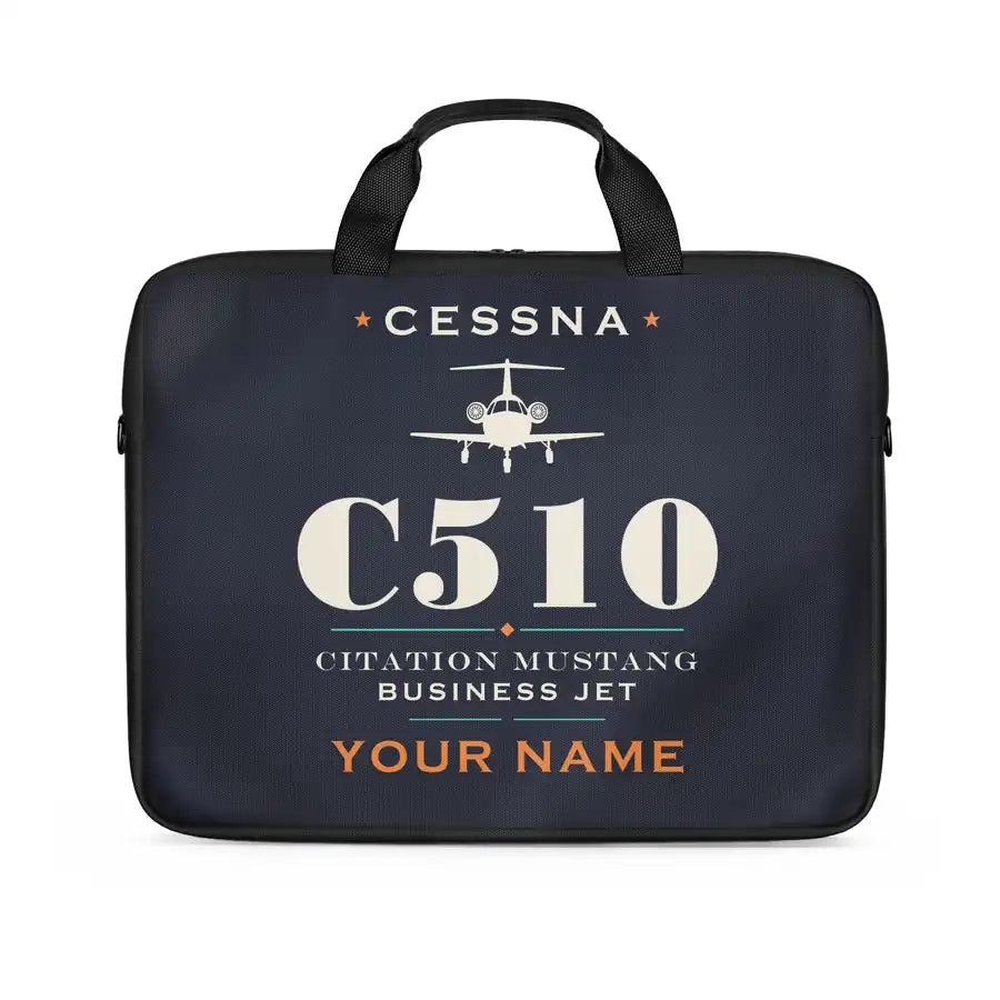 Cessna Citation Mustang - Heritage + Name - Laptop Bag