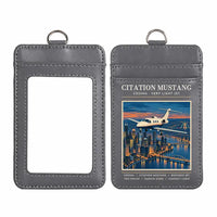 Thumbnail for Cessna Citation Mustang - Poster - ID Card Holder - Gray