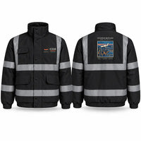 Thumbnail for Cessna Citation Mustang Reflective Winter Jackets - Poster - Black