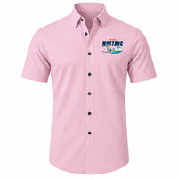 Thumbnail for Cessna Citation Mustang - Short Sleeve Shirt - Cartoon - Pink