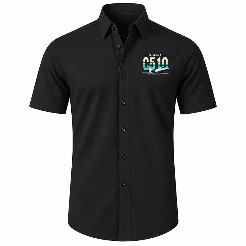 Cessna Citation Mustang - Short Sleeve Shirt - Original - Black