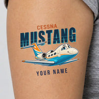 Thumbnail for Cessna Citation Mustang - Tattoo - Cartoon + Name