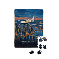Thumbnail for Cessna Citation Mustang - Vertical + Text - Canvas Puzzle