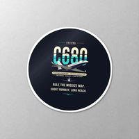 Thumbnail for Cessna Citation Sovereign+ - Original - Circle Sticker - Close-up