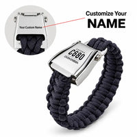 Thumbnail for Cessna Citation Sovereign+ - Seat Belt Bracelet - Tag + Name - Black