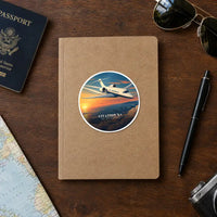 Thumbnail for Cessna Citation X+ - 3D - Circle Sticker - Notebook