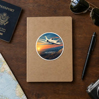 Thumbnail for Cessna Citation X+ - 3D + Name - Circle Sticker - Notebook