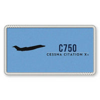 Thumbnail for Cessna Citation X+ Patches - Rectangle - Sky Navy