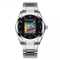 Thumbnail for Cessna Citation X+ - Poster - Stainless Steel Band - For Men